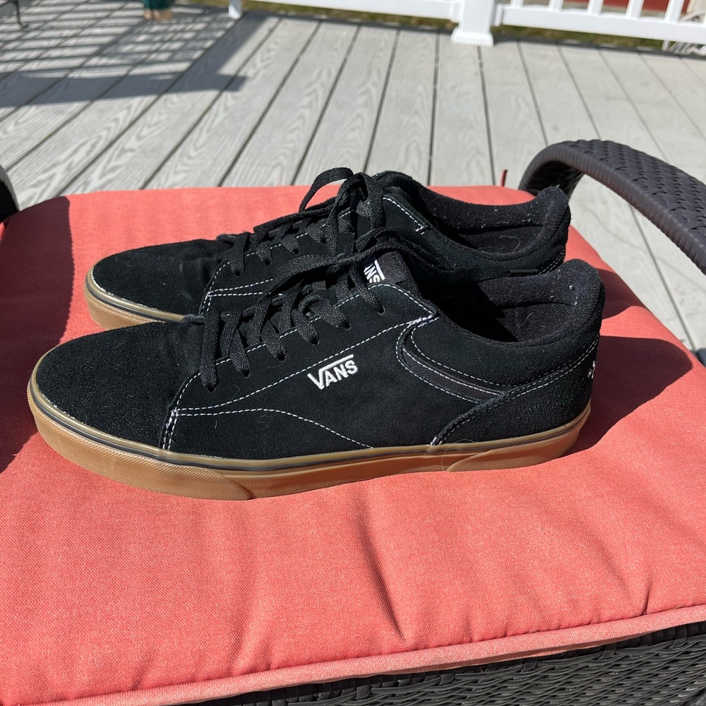 Vans sneakers black in color sz 13
